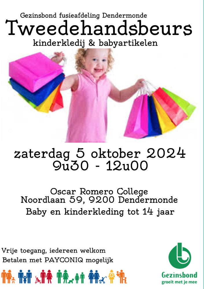 Tweedehandsbeurs kinder-babykledij & babyartikelen